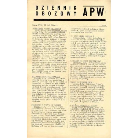 Dziennik Obozowy APW. 1944. Nr 99 (31 maja 1944)
