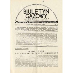 Biuletyn Gazowy. Miesięcznik L.O.P.P. poświęcony zagadnieniom ochrony przeciwlotniczo-gazowej. R.5 (1934). Nr 11 (listopad 1934)