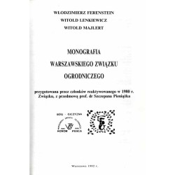 Monografia Warszawskiego Związku Ogrodniczego
