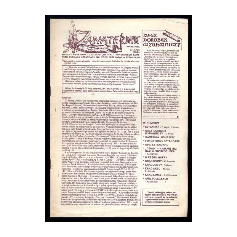 Zawaternik. Warszawa 27 maja 1984
