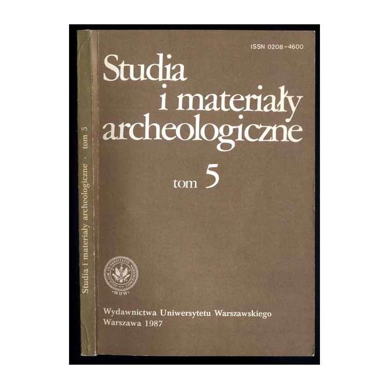 Studia i Materiały Archeologiczne. T.5 (1987)
