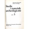Studia i Materiały Archeologiczne. T.5 (1987)