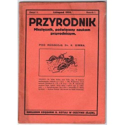 Przyrodnik. Miesięcznik, poświęcony naukom przyrodniczym. R.1 (1924). Z.11 (Listopad 1924)