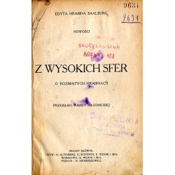 Nowości z wysokich sfer. O rozmaitych hrabinach