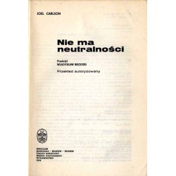 Nie ma neutralności