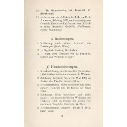 Katalog einer Wiener Grillparzer-Sammlung. Mit bibliographischen Anmerkungen, einem Verzeichnis der Bildnisse des Dichters und P