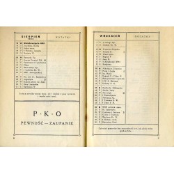 Kalendarz Nauczycielski P.K.O. Pocztowej Kasy Oszczędności na Rok Szkolny 1933-34