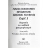 Katalog dokumentów dźwiękowych Biblioteki Narodowej. Cz.3: Nagrania na wałkach fonograficznych