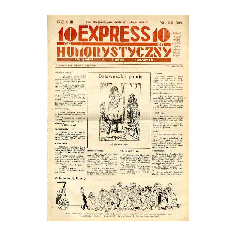 Express Humorystyczny. R.3 (1932). Nr 46 (116) / Emden: Przygody donżuana Pechnickiego