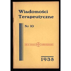 Wiadomości Terapeutyczne. Miesięcznik. R. 9 (1938). Nr 10 (Listopad 1938)