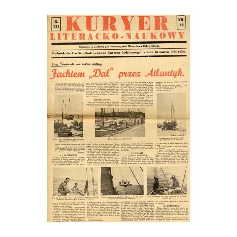 Kuryer Literacko-Naukowy. R.12 (1935). Nr 12 (25 marca 1935)