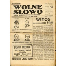 Wolne Słowo. Pismo narodowo-radykalne, niezależne. R.5 (1923). Nr 19 (12 czerwca 1923)