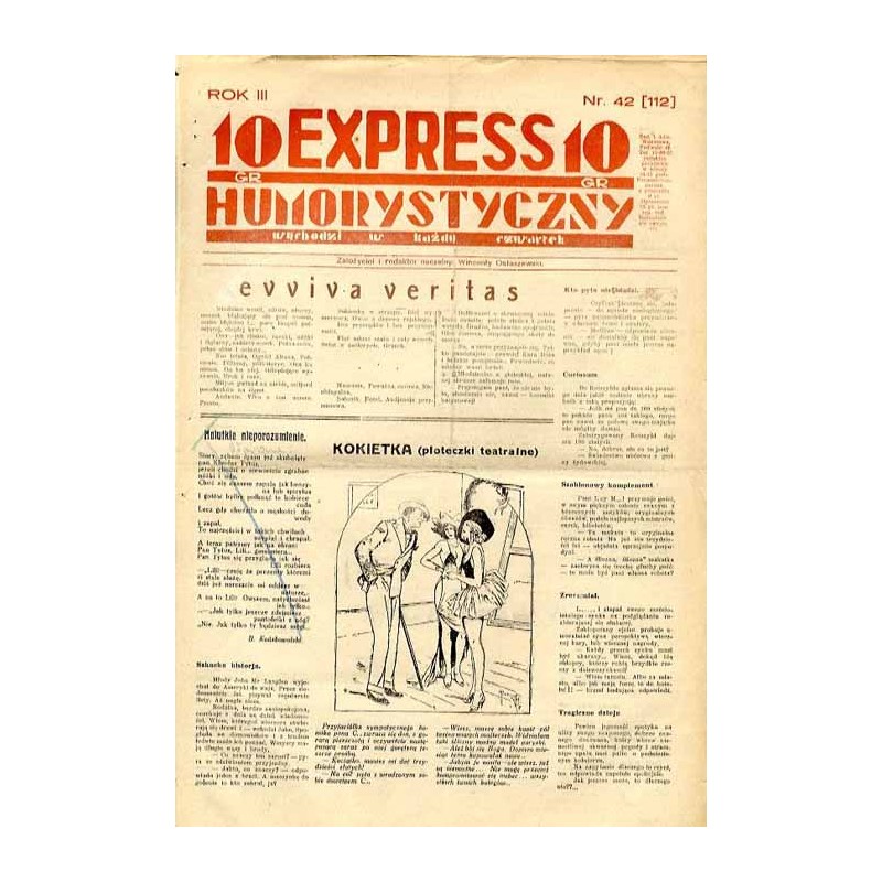 Express Humorystyczny. R.3 (1932). Nr 42 (112) / Seliman Sardonikos: Wampir