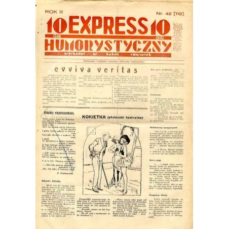 Express Humorystyczny. R.3 (1932). Nr 42 (112) / Seliman Sardonikos: Wampir