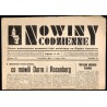 Nowiny Codzienne. Pismo poświęcone sprawom ludu polskiego na Śląsku Opolskim. R.24 (1934). Nr 121 (31 maja 1934)