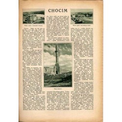 Tęcza. Ilustrowane pismo tygodniowe. R.2 (1928). Z. 16 (21 kwietnia 1928) / Stanisław Sawiczewski / Maria Kuncewiczowa / Chocim