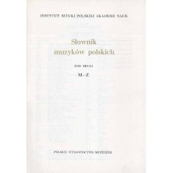 Słownik muzyków polskich. 2tomy