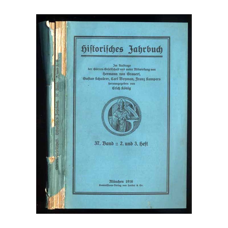 Historisches Jahrbuch. B.37 (1916). H.2-3
