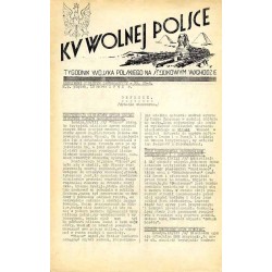 Ku Wolnej Polsce. Tygodnik Wojska Polskiego na Środkowym Wschodzie. Codzienny biuletyn informacyjny. 1942. Nr 35-B (13 marca 194