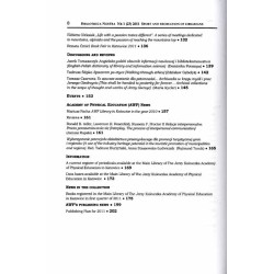 Bibliotheca Nostra. Śląski kwartalnik naukowy. Nr 1 (23) (2011). Sport i rekreacja bibliotekarzy.