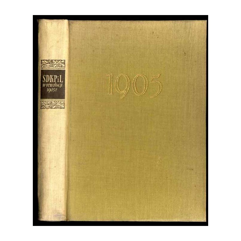 SDKPiL w rewolucji 1905 roku. Zbiór publikacji