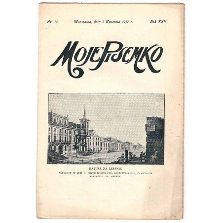 Moje Pisemko. R.25 (1927). Nr 10 (5 marca 1927)