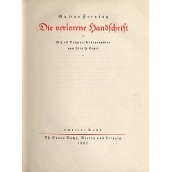 Die verlorene Handschrift. 2t. w 2 voluminach