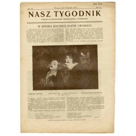 Nasz Tygodnik. Pismo ilustrowane społeczno-literackie. R.2 (1925). Nr 48 (29 listopada 1925)