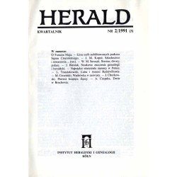 Herald. Historia. Genealogia. Heraldyka. Kwartalnik. (1991). Nr 2 (3)