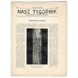 Nasz Tygodnik. Pismo ilustrowane społeczno-literackie. R.2 (1925). Nr 4 (25 stycznia 1925)