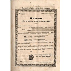 Beilage zu dem Verordnungsblatte für den Dienstbereich des österreichischen Finanzministeriums. Jahrgang 1855.  B.1-2. Nr 1-69