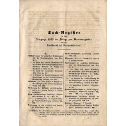 Beilage zu dem Verordnungsblatte für den Dienstbereich des österreichischen Finanzministeriums. Jahrgang 1855.  B.1-2. Nr 1-69