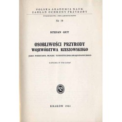 Osobliwości przyrody województwa rzeszowskiego. Jako podstawa ruchu turystyczno-krajoznawczego
