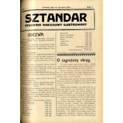 Sztandar. Tygodnik narodowy ilustrowany. R. 4 (1914). Nr 1-12, 14-29