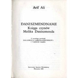 Daniszmendname, księga czynów Melika Daniszmenda. Kronika turecka