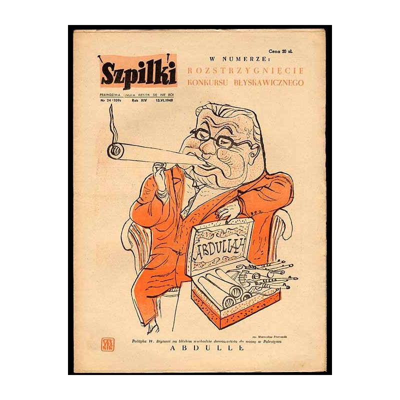 Szpilki. R.14 (1948). Nr 24 (359) (13 czerwca 1948)