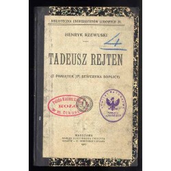 Tadeusz Rejten (Z pamiątek jp. Seweryna Soplicy)