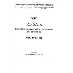 Rocznik Polskiego Towarzystwa Naukowego na Obczyźnie. R.16 (1965-66)