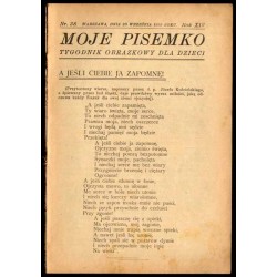 Moje Pisemko. Tygodnik obrazkowy dla dzieci. R.14 (1919). Nr 38 (20 września 1919)