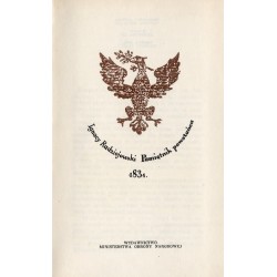 Pamiętnik powstańca 1831