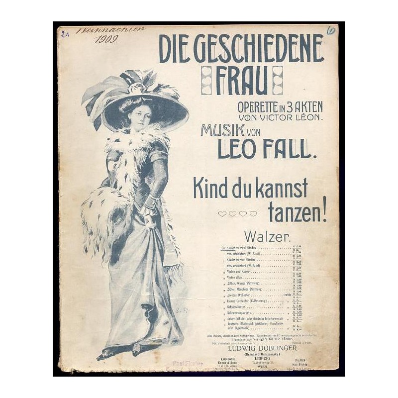 Kind, du kannst tanzen! Walzer nach Motiven der Operette "Die geschiedene Frau"