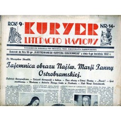 Kuryer Literacko-Naukowy. R.9 (1932). Nr 14 (4 kwietnia 1932)