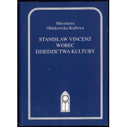 Stanisław Vincenz wobec dziedzictwa kultury