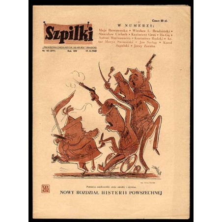 Szpilki. R.14 (1948). Nr 42 (377) (17 października 1948)
