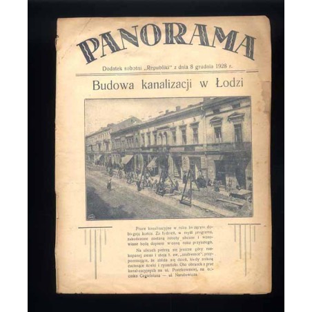 Panorama. Dodatek sobotni "Republiki" z dnia 8 grudnia 1928