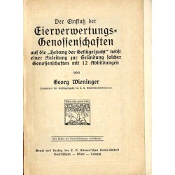 Der Einfluß der Eierverwertungs-Genossenschaften