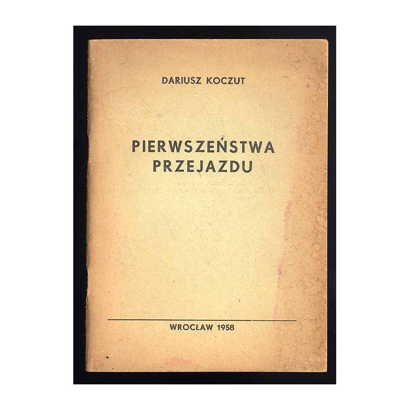 Pierwszeństwa przejazdu