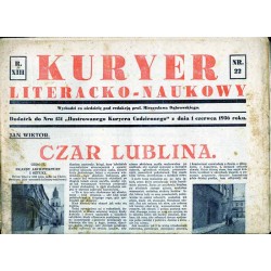 Kuryer Literacko-Naukowy. R.13 (1936). Nr 22 (1 czerwca 1936)