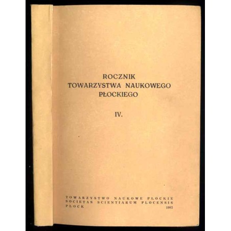 Rocznik Towarzystwa Naukowego Płockiego. R.4 (1983)