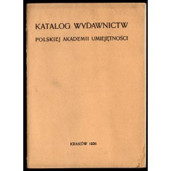 Katalog wydawnictw Polskiej Akademii Umiejętności